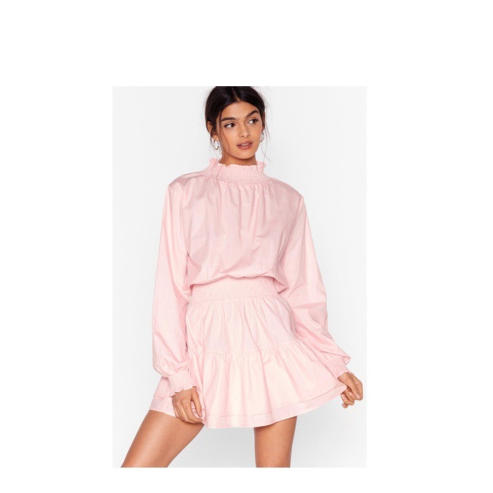 Frill I Found You High Neck Mini Dress